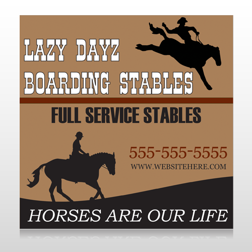 Boarding Stables 304 Custom Banner