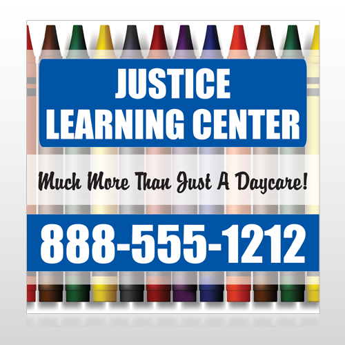 Crayons 184 Custom Sign