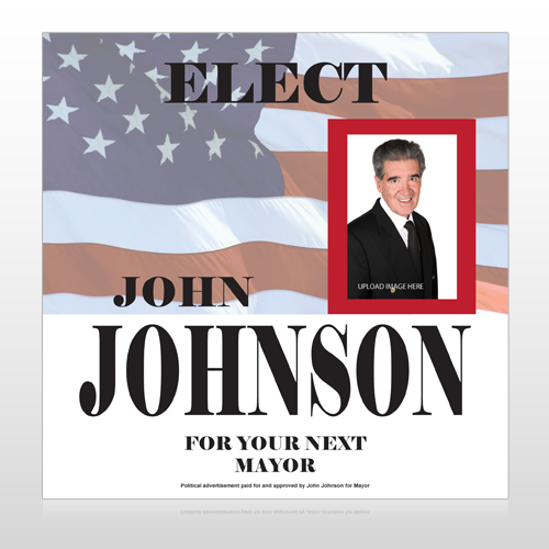 Elect Mayor 274 Custom Sign