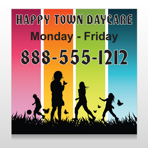 Happy Town 181 Custom Sign