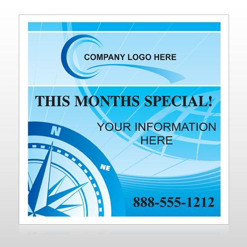 North Compass 148 Custom Sign