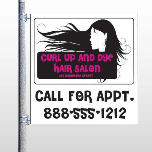Hair 130 Pole Banner