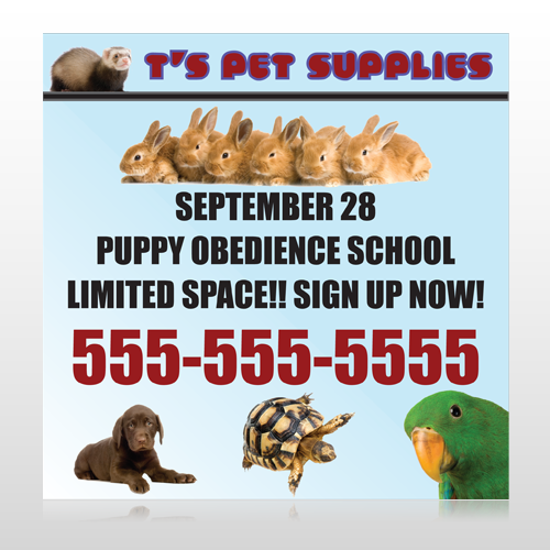 Pet Supplies 305 Site Sign