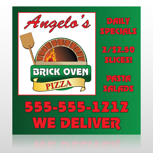 Pizza 129 Site Sign