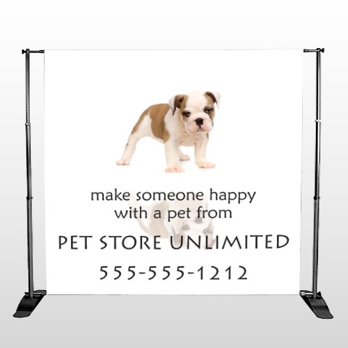 Pet Store 26 Pocket Banner Stand