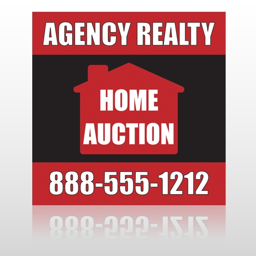Red House Auction 252 Site Sign