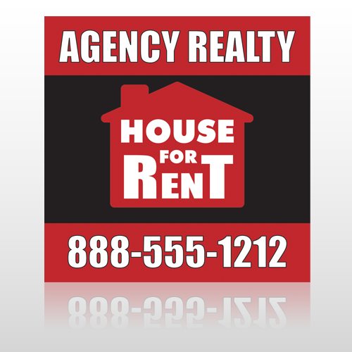 Red House Rent 360 Site Sign