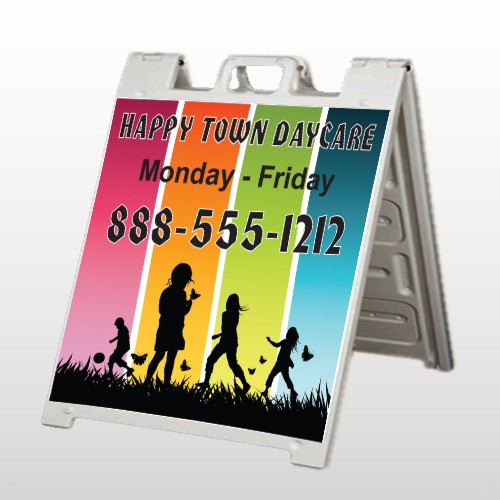 Happy Town 181 A Frame Sign