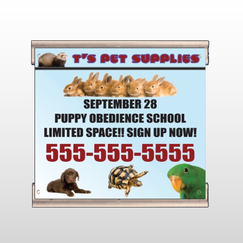 Pet Supplies 305 Track Banner