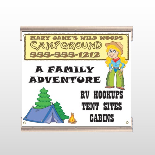 Campground 144 Track Sign