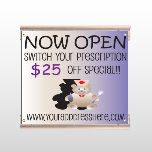 Nurse Bear 504 Track Sign