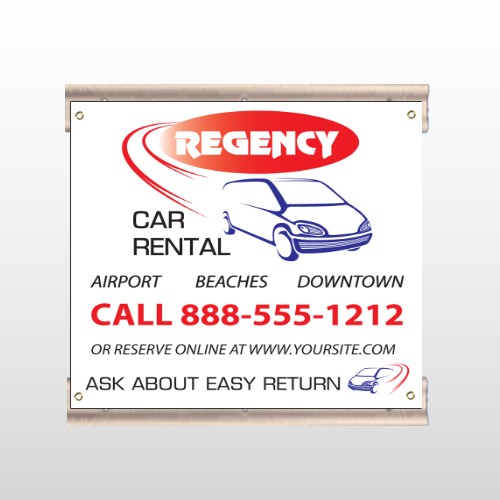 Rental Car 39 Track Sign