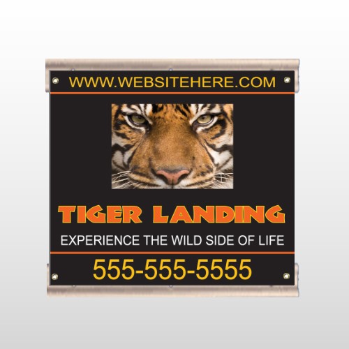 Tiger Landing 303 Track Sign