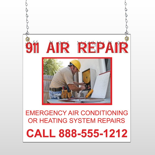AC Repair 251 Window Sign