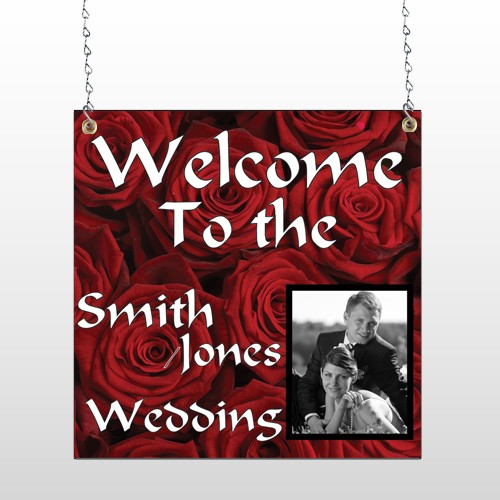 Rose Couple 04 Window Sign