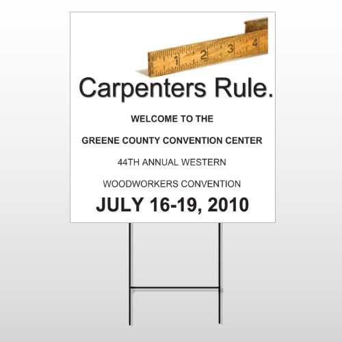 Convention 239 Wire Frame Sign