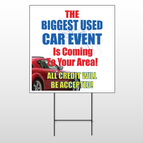 Fireworks Car 111 Wire Frame Sign