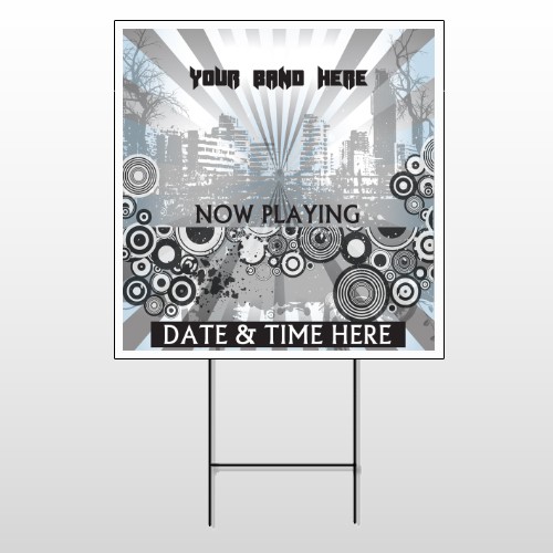 Gray City 368 Wire Frame Sign