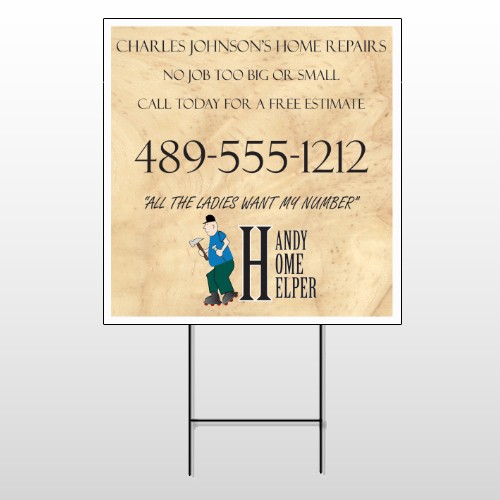 Home Repair 242 Wire Frame Sign
