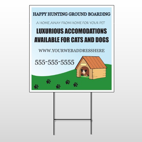 Hunting 301 Wire Frame Sign