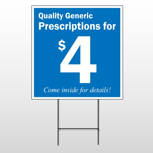 Pharmacy 102 Wire Frame Sign
