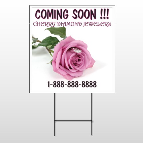 Pinkrose Hidden Ring 399 Wire Frame Sign