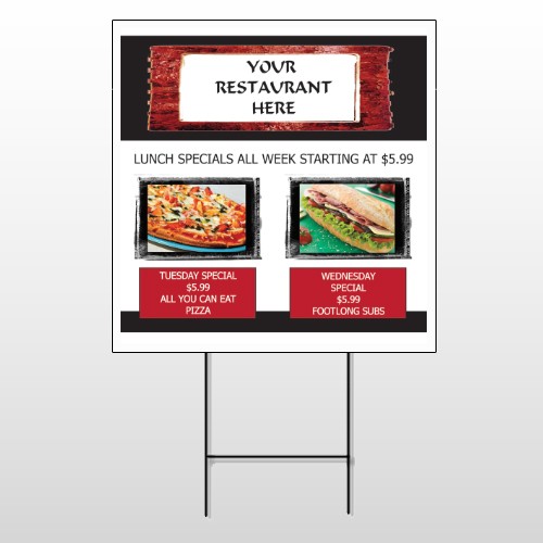 Restaurant Specials 370 Wire Frame Sign