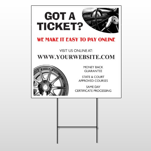 Steering Wheel 154 Wire Frame Sign