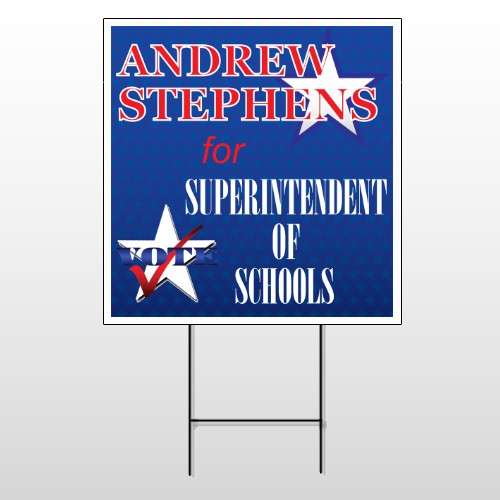Superintendent 306 Wire Frame Sign