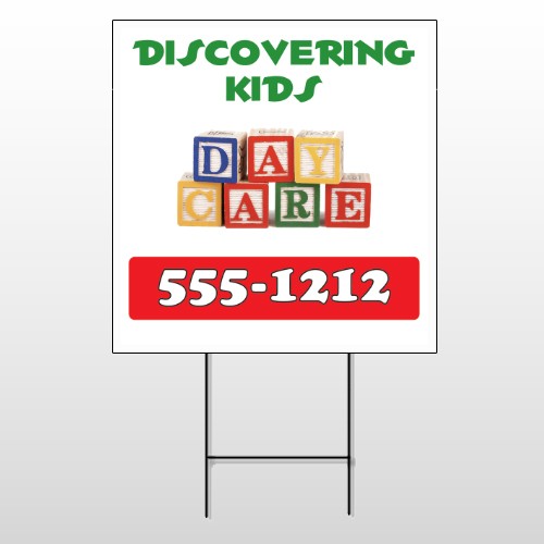 Toy Blocks 183 Wire Frame Sign