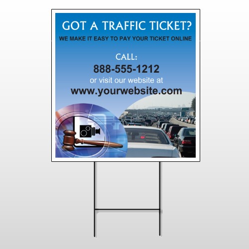 Traffic Cars 151 Wire Frame Sign