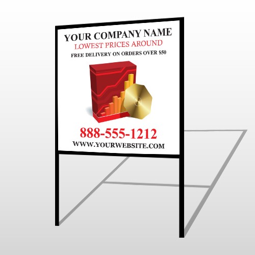 CD & Graph 147 H-Frame Sign