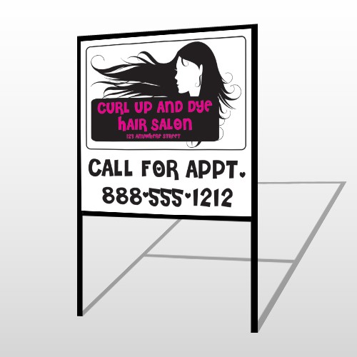 Hair 130 H Frame Sign