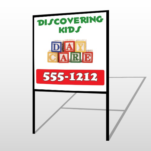 Toy Blocks 183 H Frame Sign