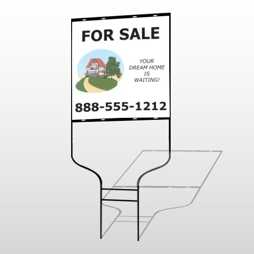 Dream Home 255 Round Rod Sign