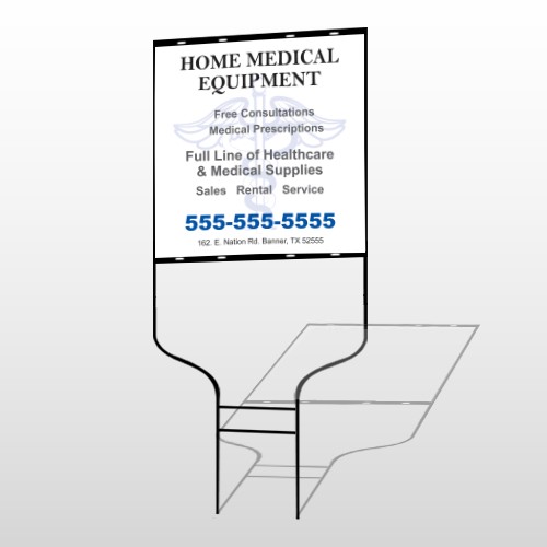 Medical Symbol 99 Round Rod Sign
