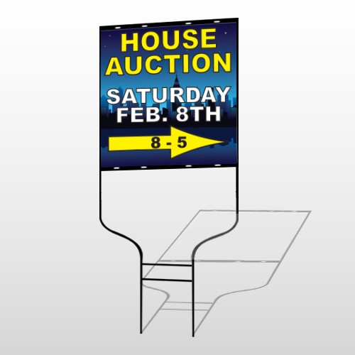 Open House Night City 709 Round Rod Sign