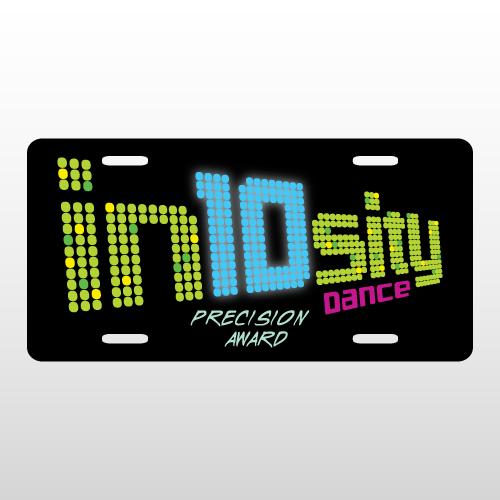 Precision Award License Plate