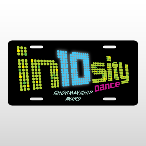 Showmanship Award License Plate