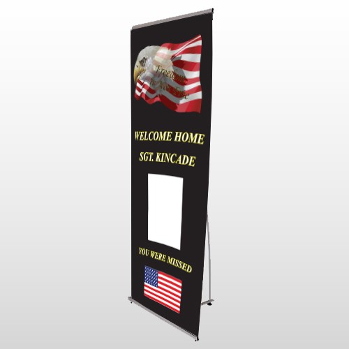 Eagle Flag 307 Flex Banner Stand