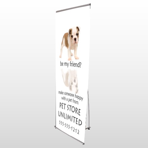 Pet Store 26 Flex Banner Stand
