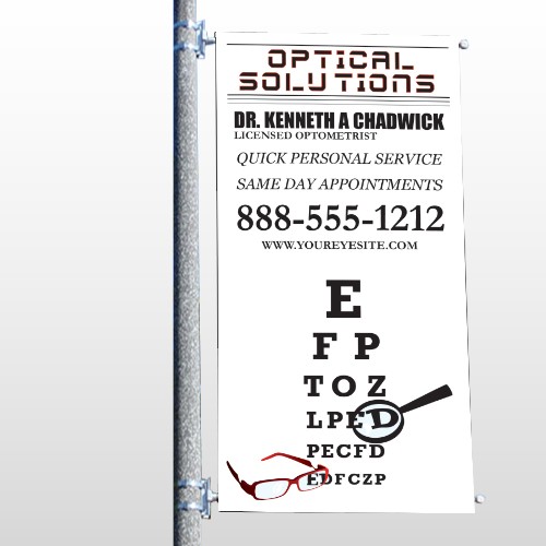 Eye Doctor 131 Pole Banner