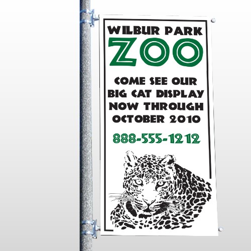 Zoo 127 Pole Banner