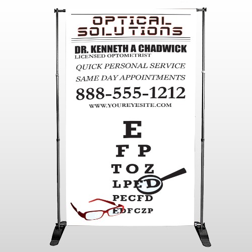 Eye Doctor 131 Pocket Banner Stand