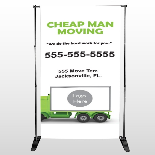 Moving 121 Pocket Banner Stand