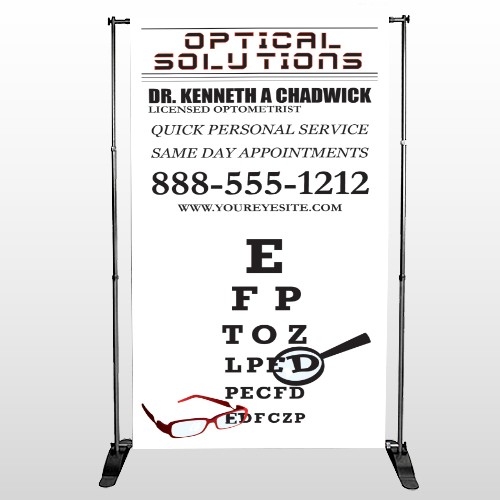 Eye Doctor 131 Pocket Banner Stand