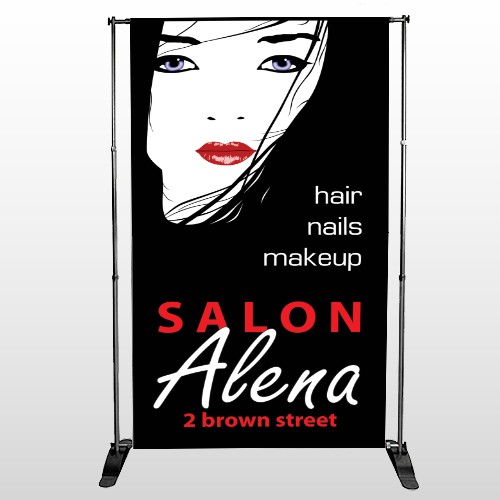 Salon 125 Pocket Banner Stand 