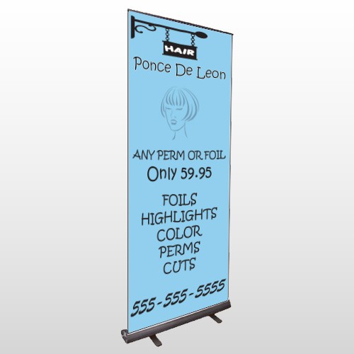 Hair 289 Retractable Banner Stand