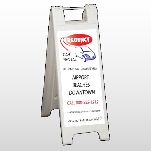 Rental Car 39 A Frame Sign