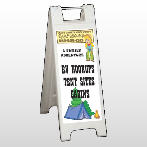 Campground 144 A Frame Sign 
